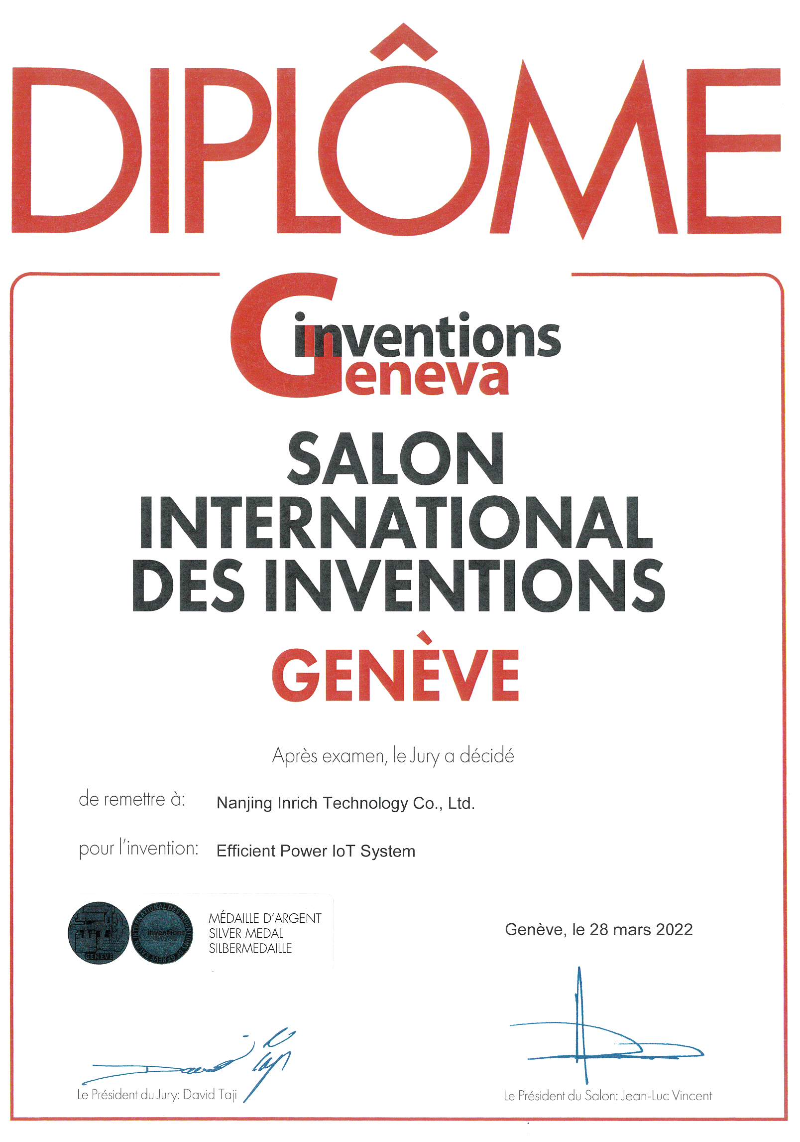 第48届日内瓦发明展银奖-高效电力物联网系统